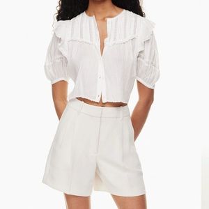 Wilfred Effortless White Linen Short size 4